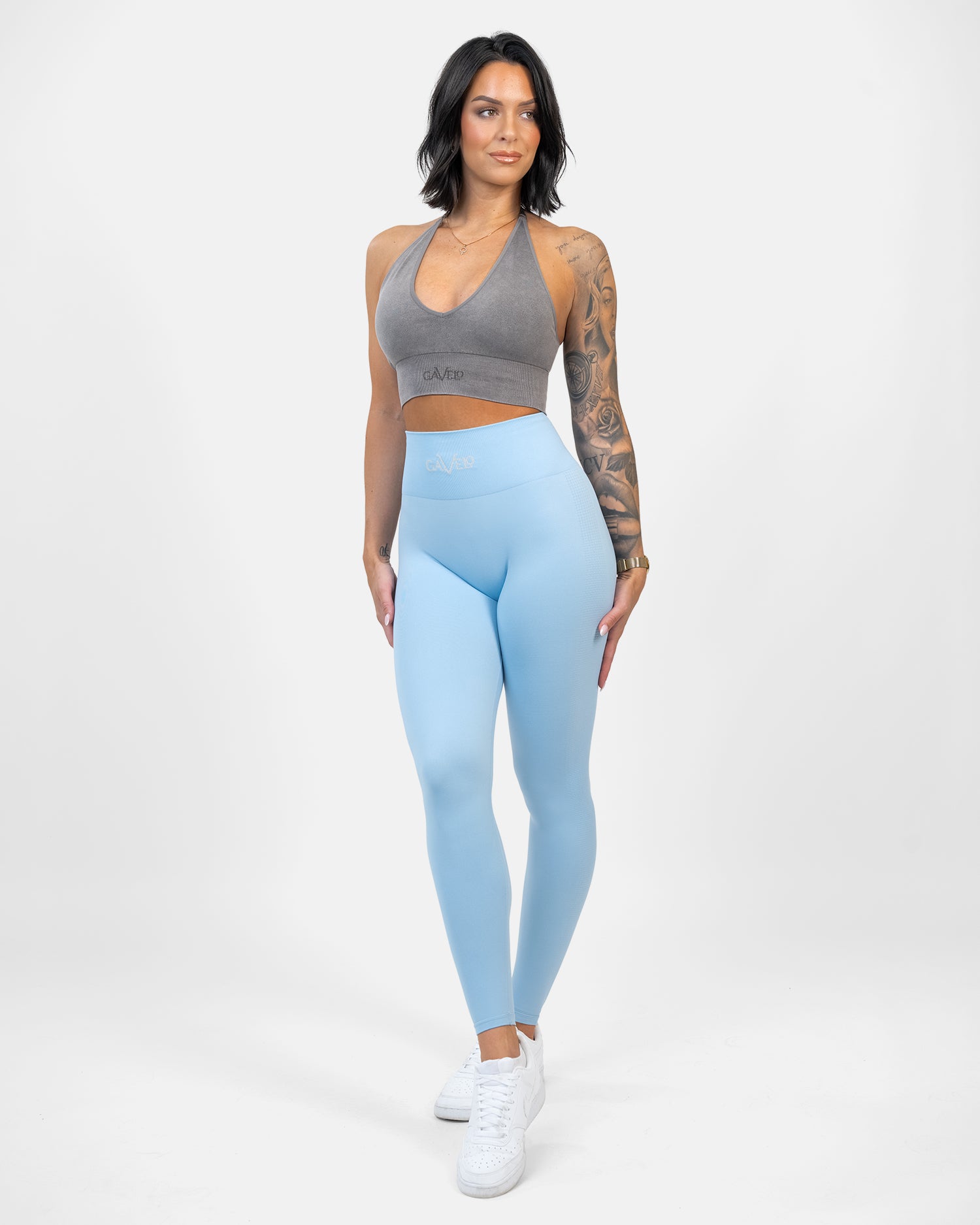 GAVELO Seamless Booster Sky Blue Tights