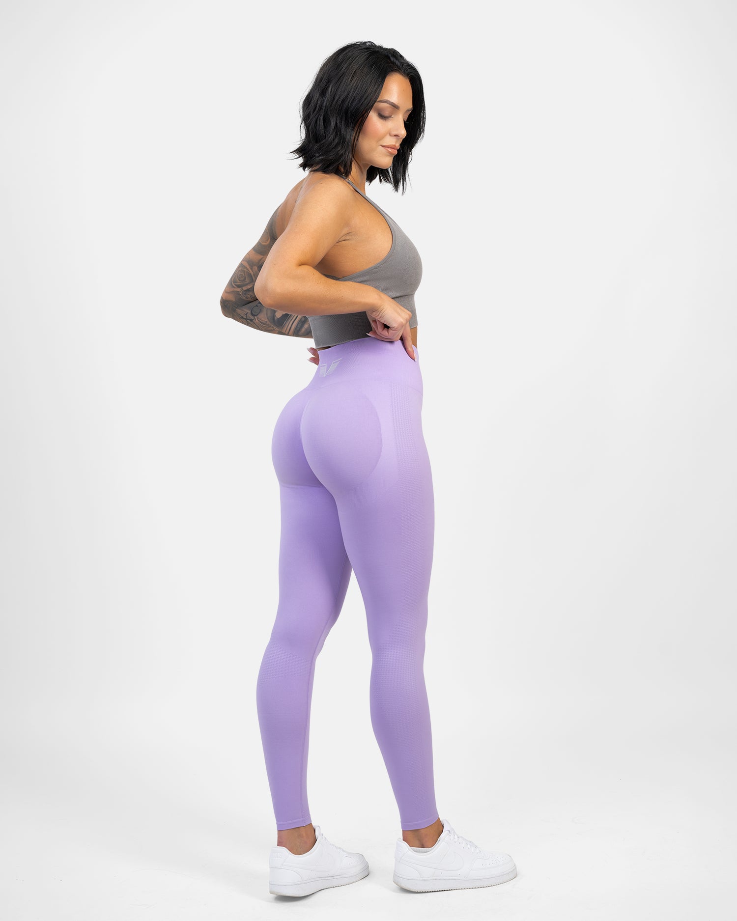 GAVELO Seamless Booster Lilac Tights