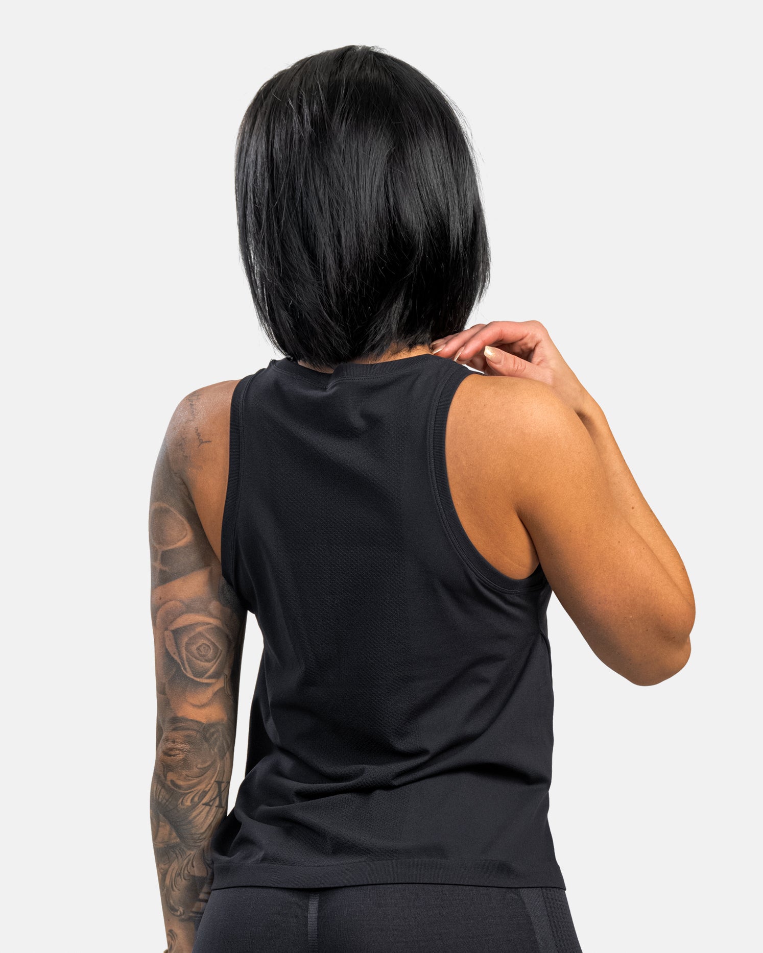 GAVELO Seamless Black Signature Tank Top